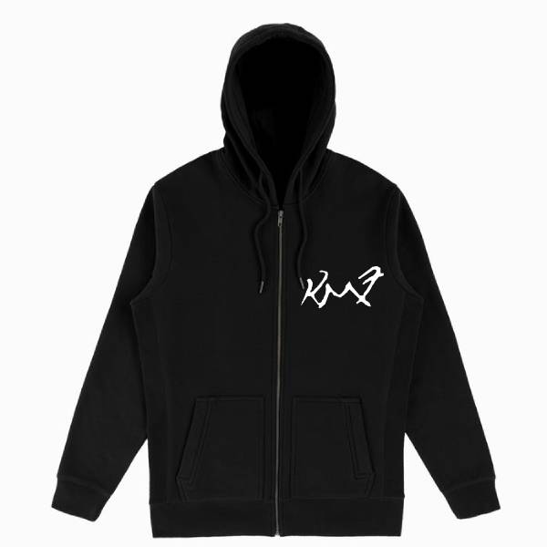 Black Zip-Up Hoodie