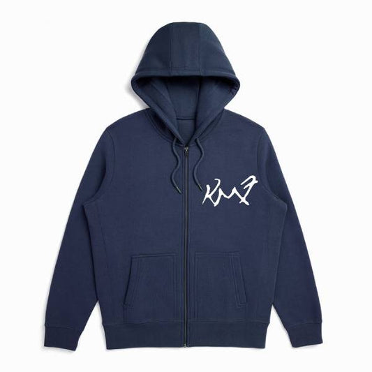 Ocean Navy Zip-Up Hoodie