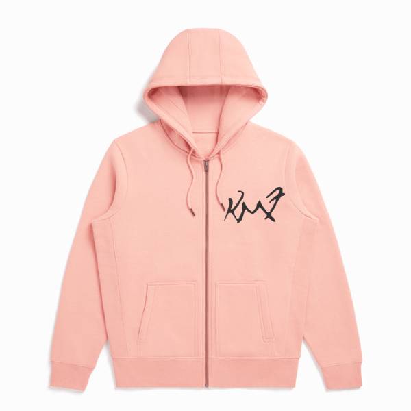 Salmon Zip-Up Hoodie